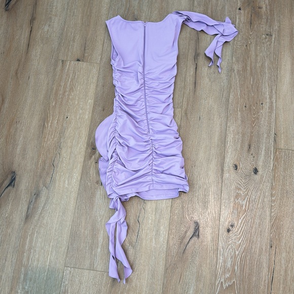 EXPRESS RIDE MESH MINI DRESS LILAC - Picture 7 of 7